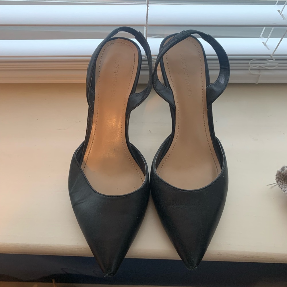 Saks Fifth Avenue sling back heels